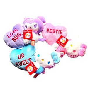 NEW for 2026! Hello Kitty Sweethearts 8" Plush Set of Three